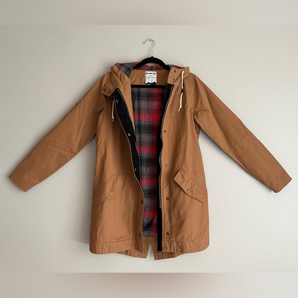 KAVU // Sundowner Hooded Jacket // Tobacco // Small